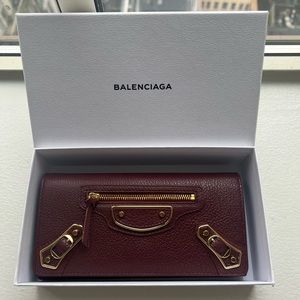 Balenciaga Classic Metallic Edge Wallet
